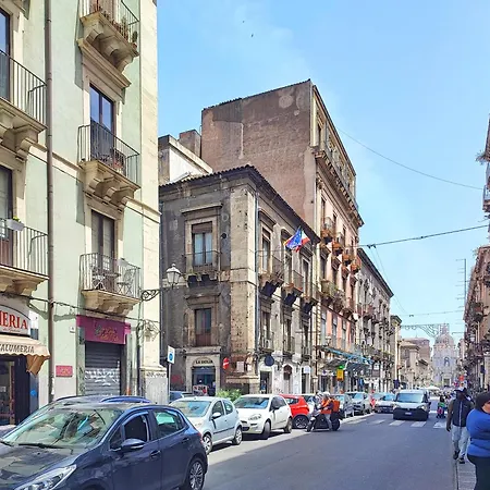 아파트 Esclusivo Con Vista Duomo E 5 Balconi 카타니아